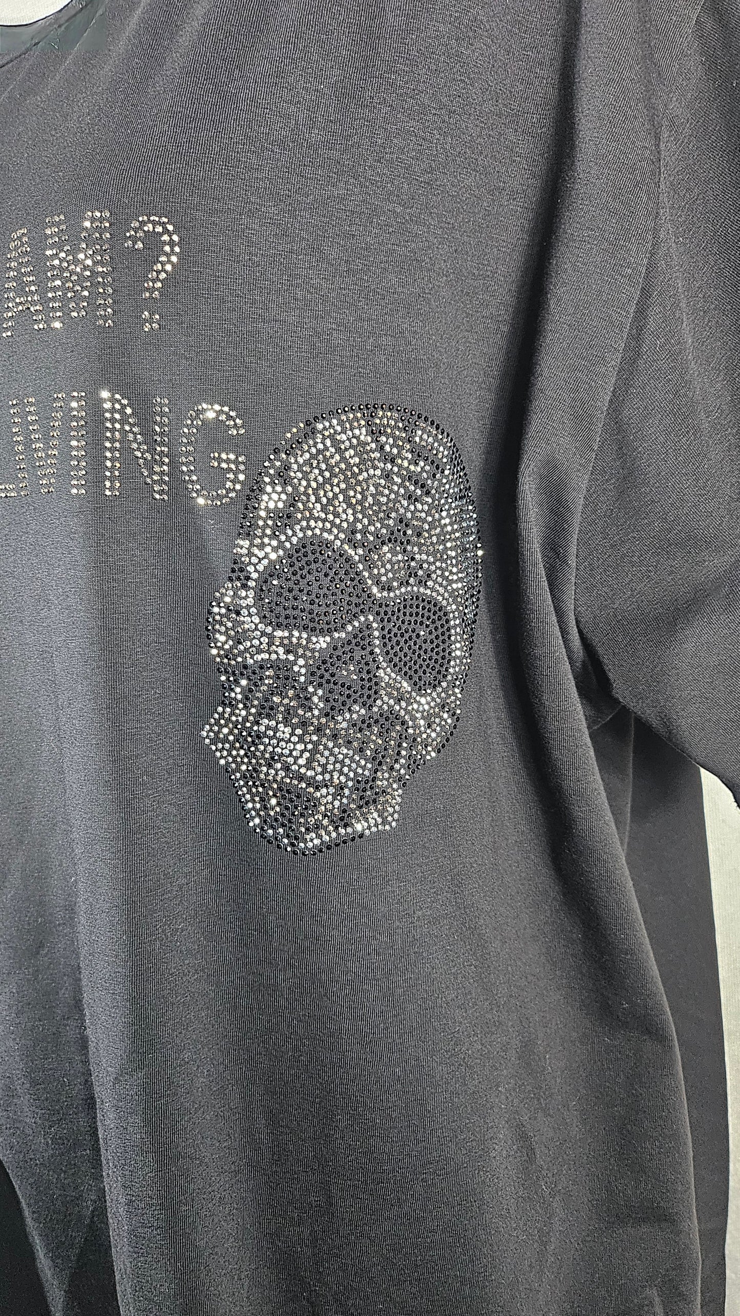 Tshirt "Dream" schwarz, Grösse L & XL (oversize geschnitten) von EU-QUEEN
