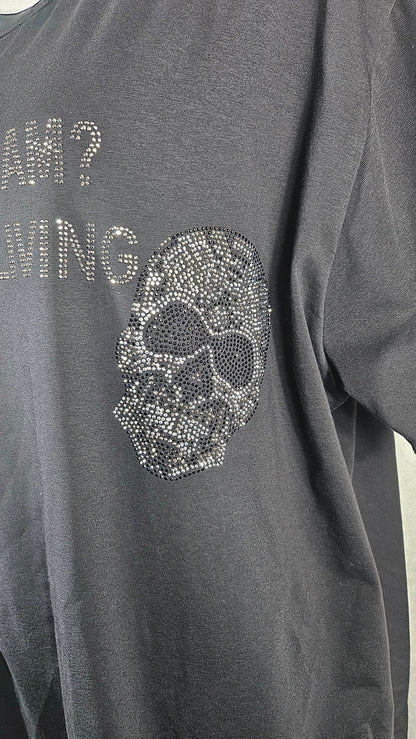 Tshirt "Dream" schwarz, Grösse L & XL (oversize geschnitten) von EU-QUEEN