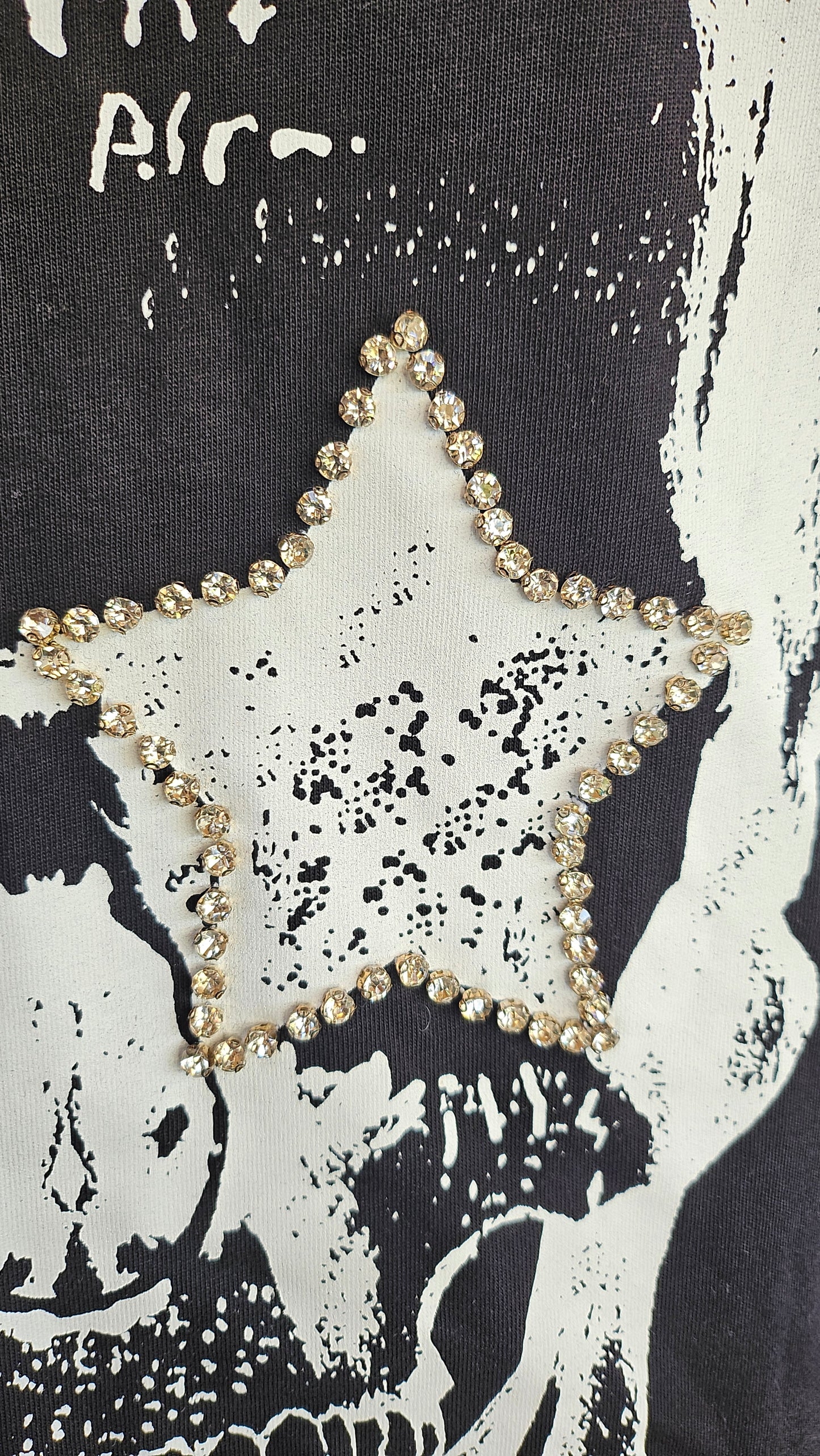Kleid "Skull star" schwarz, Grösse XS & S von EU-QUEEN