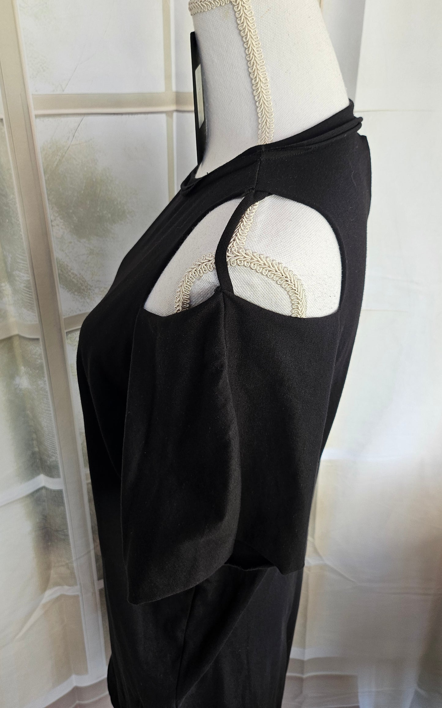 Kleid "Skull star" schwarz, Grösse XS & S von EU-QUEEN