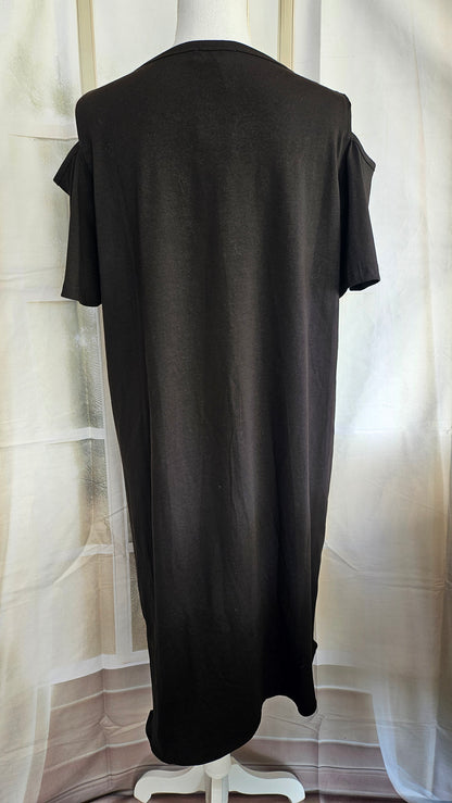 Kleid "Skull" schwarz, Grösse M, L & XL von EU-QUEEN