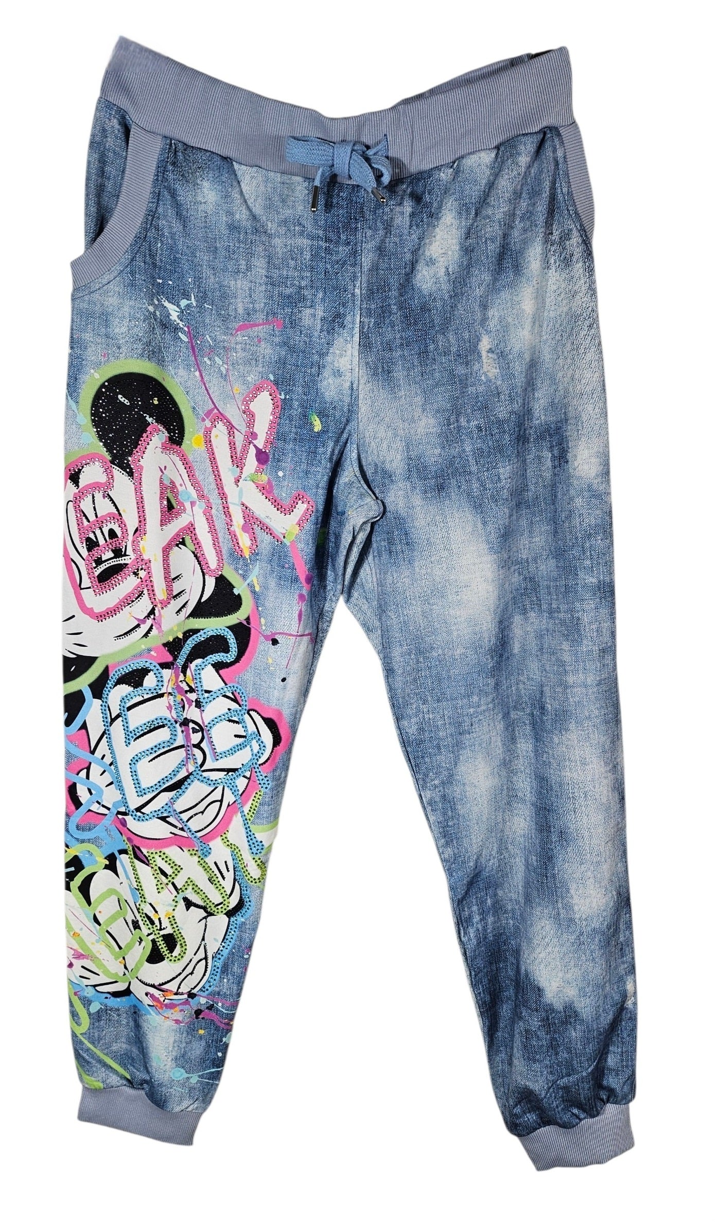 Joggpant/Trainerhose "Mickey", Gr. S/M (36 - 40) von ROSE
