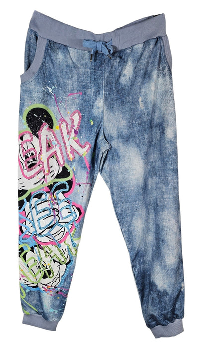 Joggpant/Trainerhose "Mickey", Gr. S/M (36 - 40) von ROSE