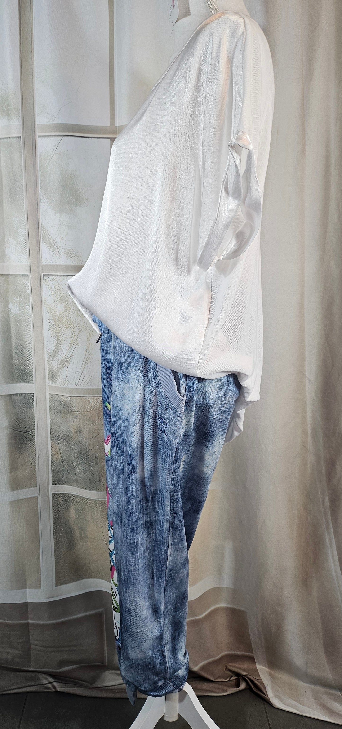 Joggpant/Trainerhose "Mickey", Gr. S/M (36 - 40) von ROSE