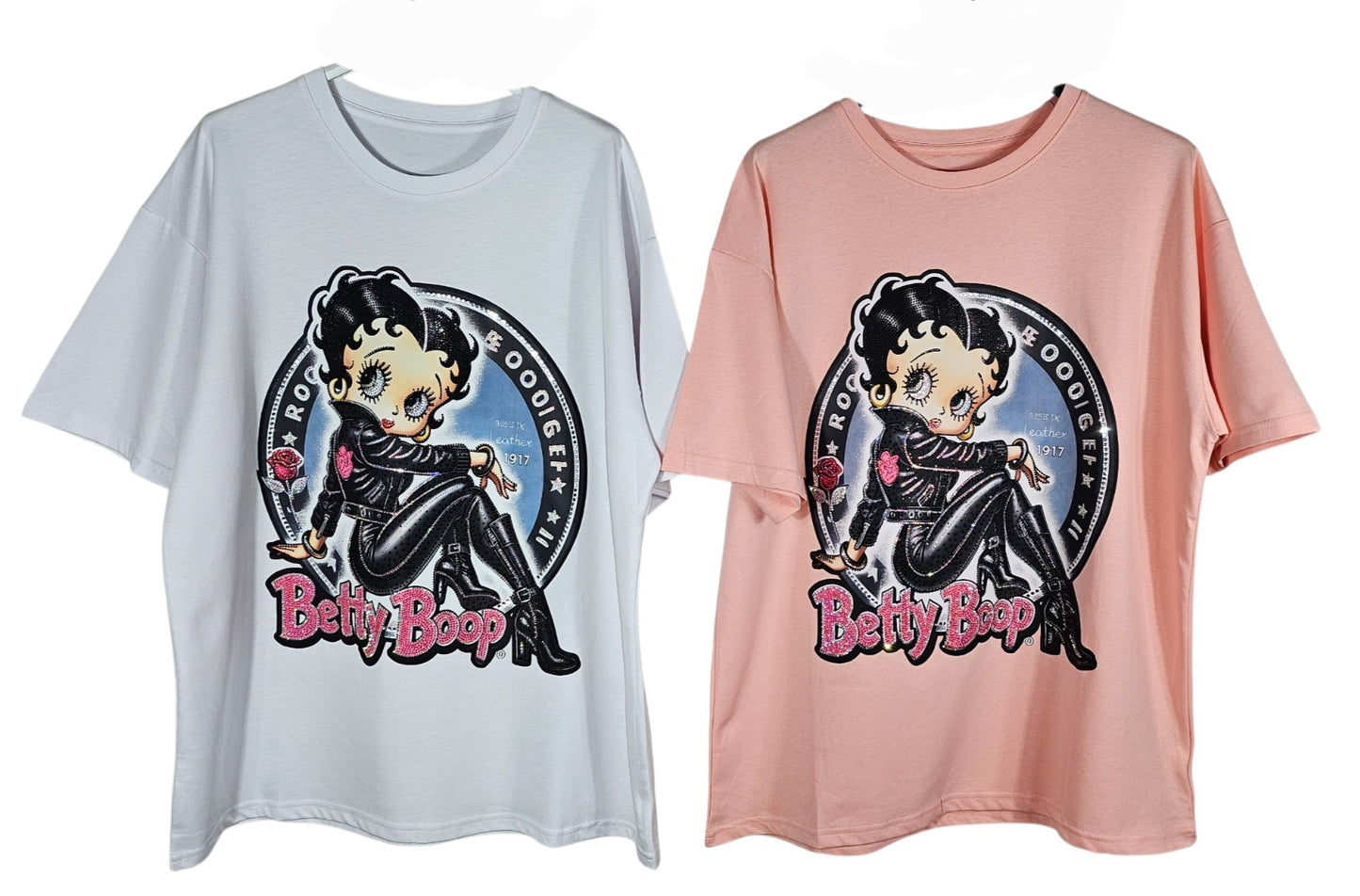 Tshirt weiss "Betty", Gr. onesize 38 bis 42/44 von ROSE
