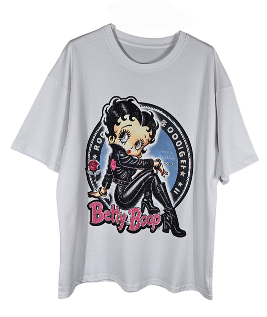 Tshirt weiss "Betty", Gr. onesize 38 bis 42/44 von ROSE