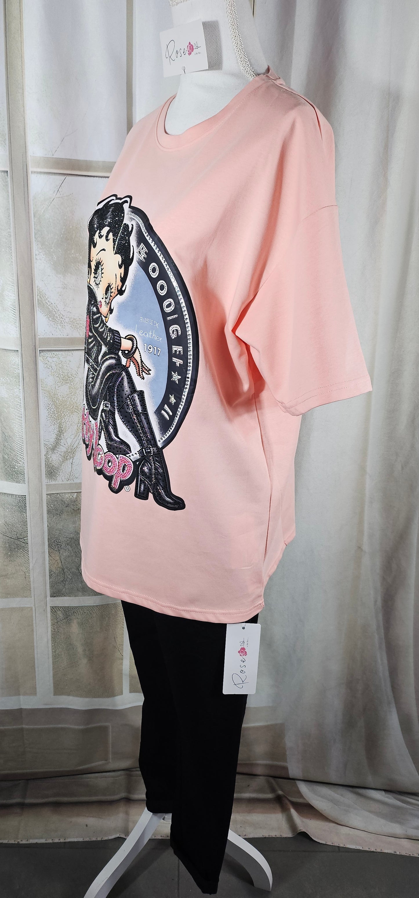 Tshirt rosa "Betty", Gr. onesize 38 bis 42/44 von ROSE