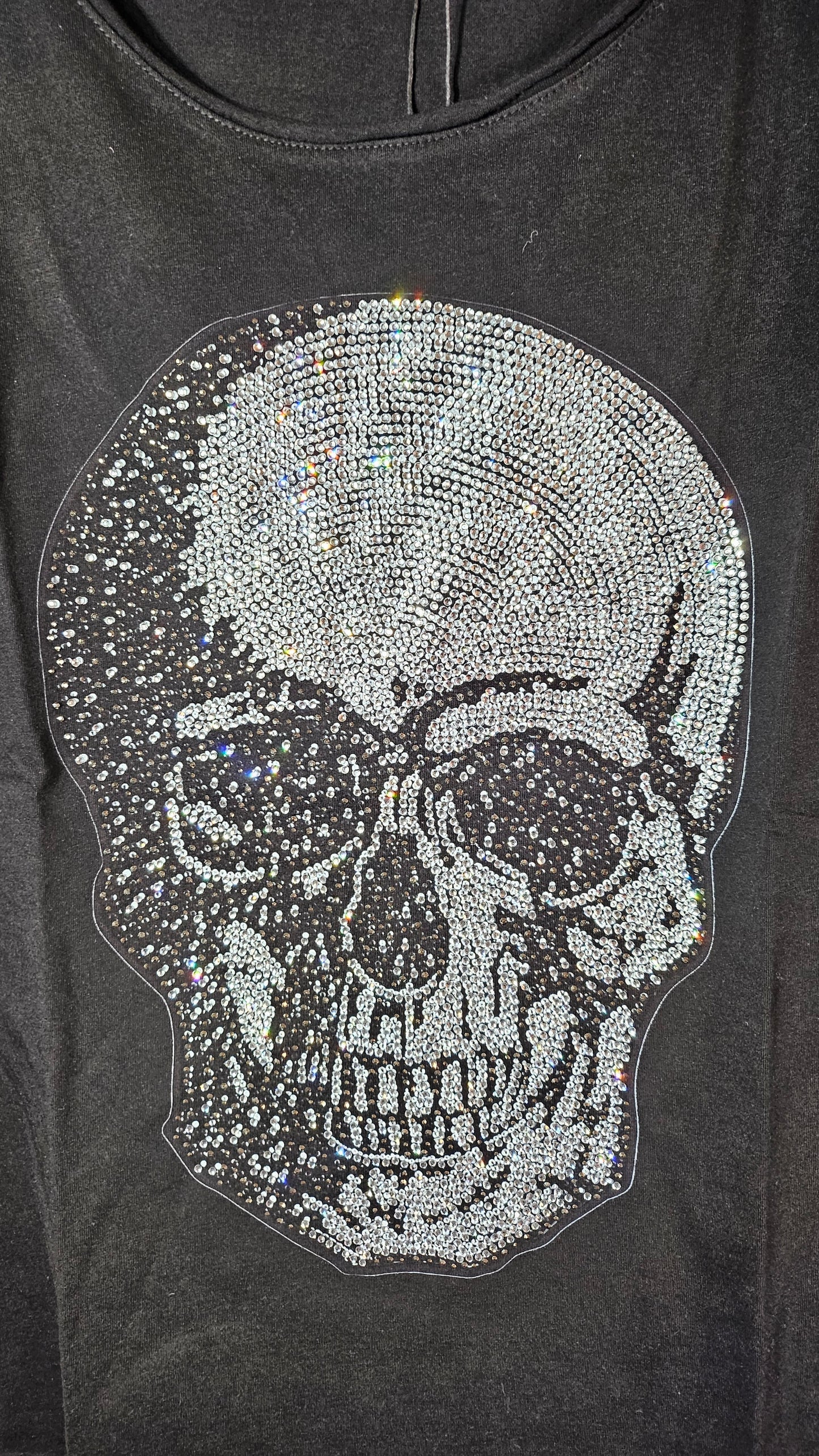 Baumwolltop "Skull", Grösse S/M & L/XL von ROSE