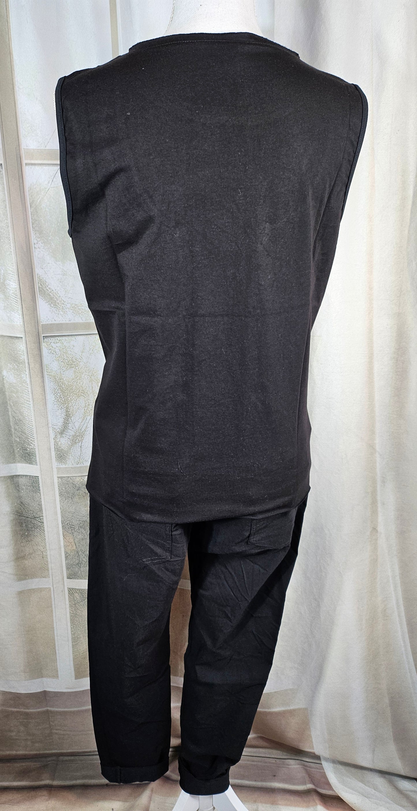 Baumwolltop "Skull", Grösse S/M & L/XL von ROSE