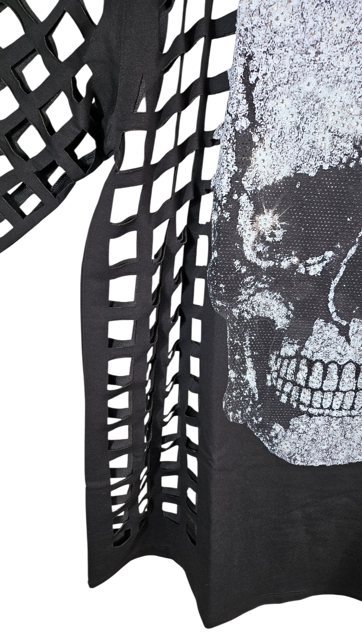 Kleid/Tunika "Skull" schwarz, Grösse onesize 38 - 44 von ROSE