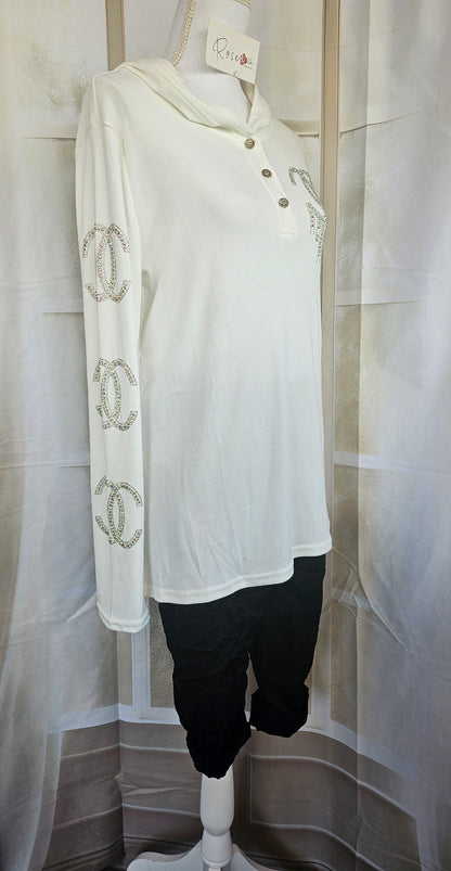 Kapuzensweatshirt "COC", Grösse XL (42/44) von ROSE