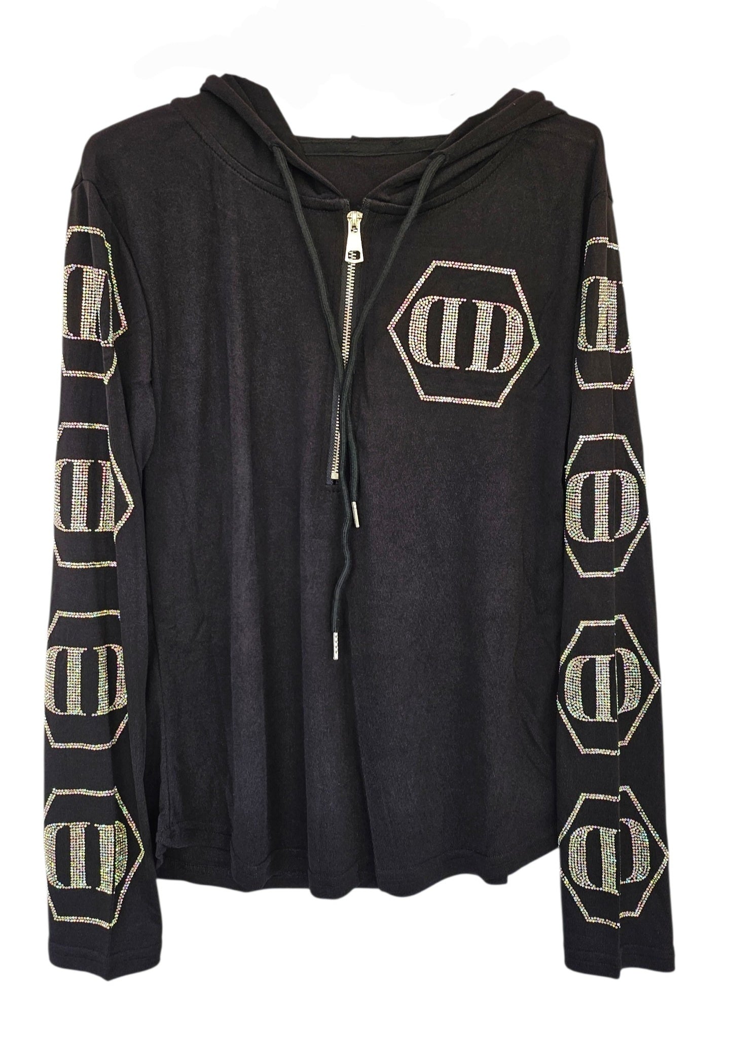 Kapuzensweatshirt "Skull", onesize bis 42 von ROSE