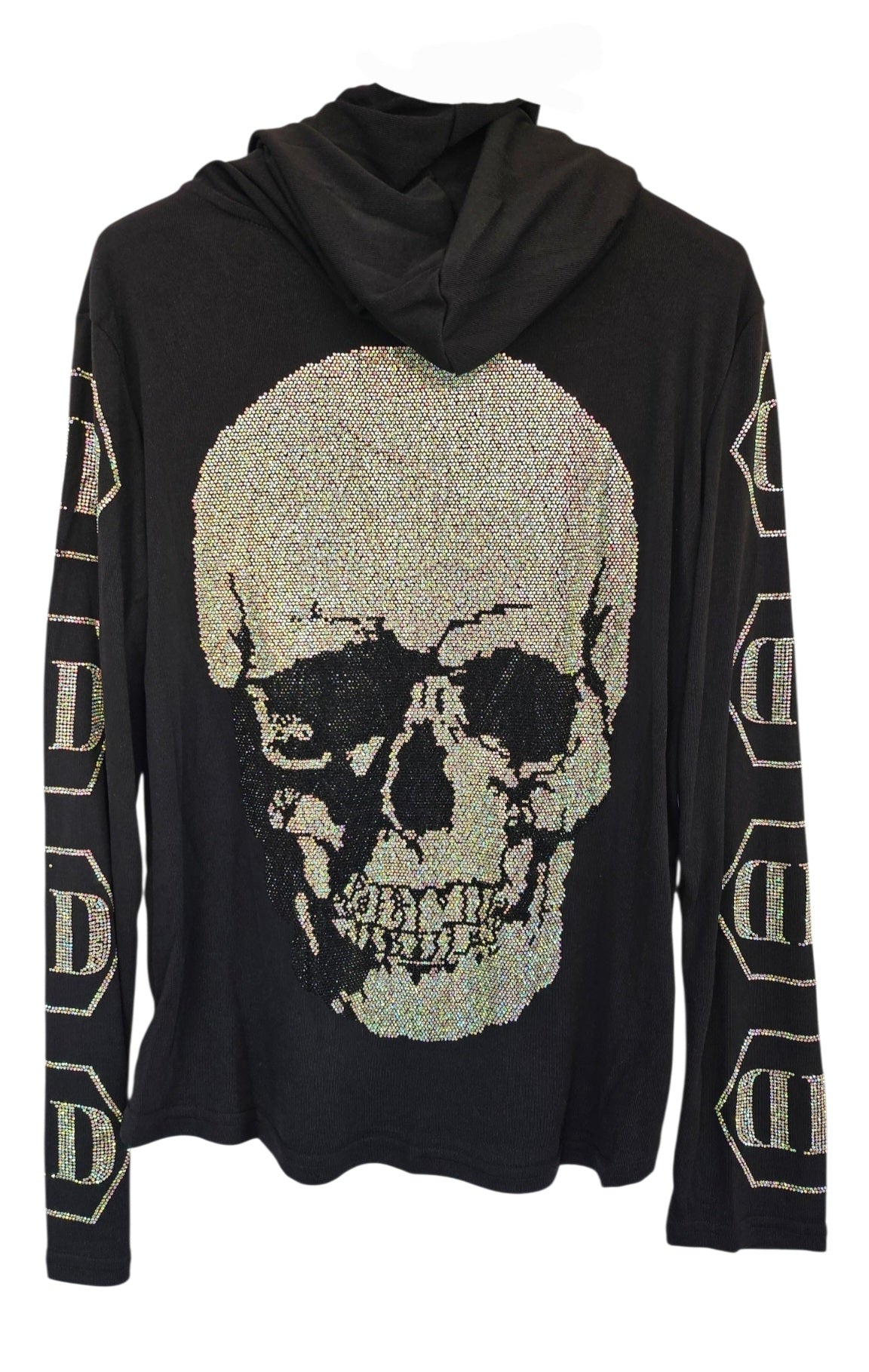 Kapuzensweatshirt "Skull", onesize bis 42 von ROSE