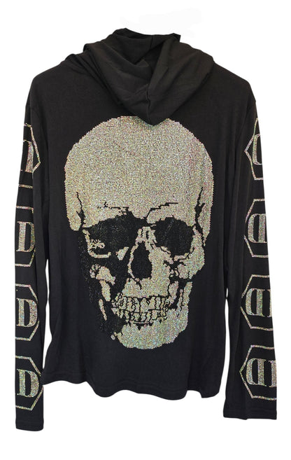 Kapuzensweatshirt "Skull", onesize bis 42 von ROSE