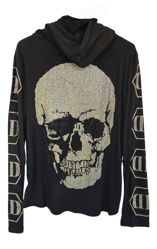 Kapuzensweatshirt "Skull", onesize bis 42 von ROSE
