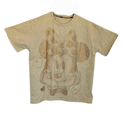 Tshirt beige "Bling bling Minnie", Gr. 38 bis 44 von ROSE