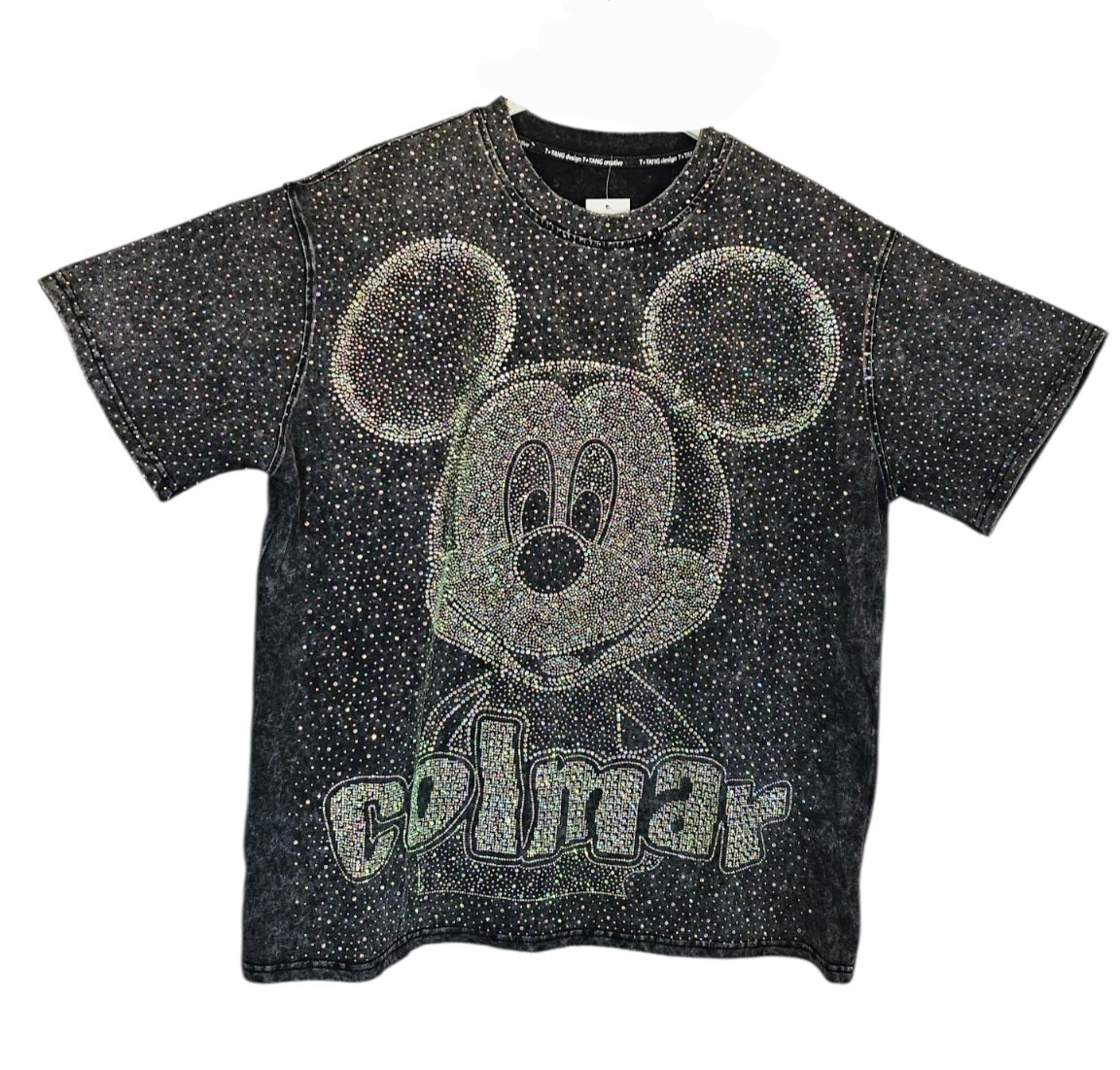 Tshirt schwarz "Bling bling Mickey", Gr. 38 bis 44 von ROSE