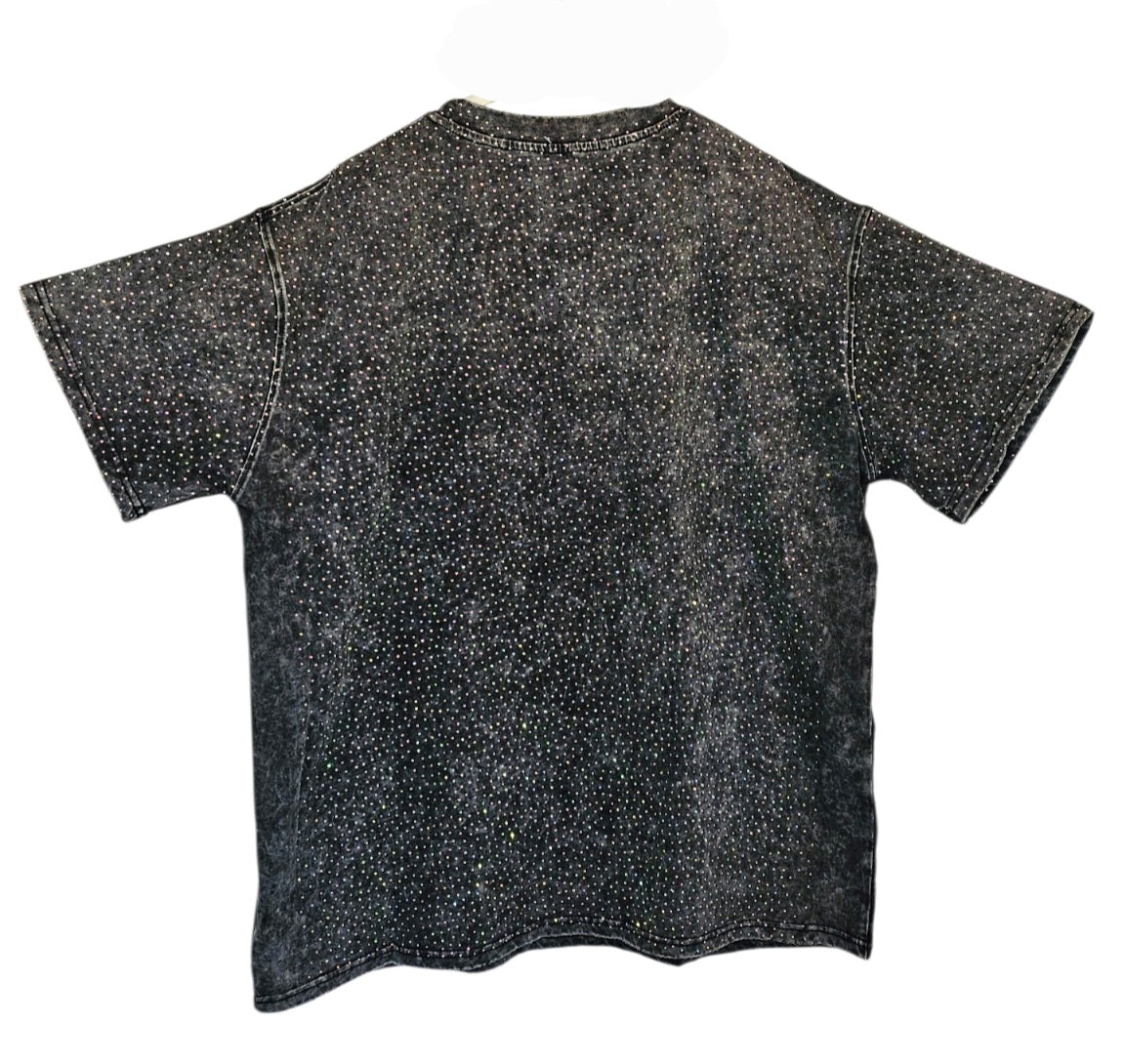 Tshirt schwarz "Bling bling Mickey", Gr. 38 bis 44 von ROSE