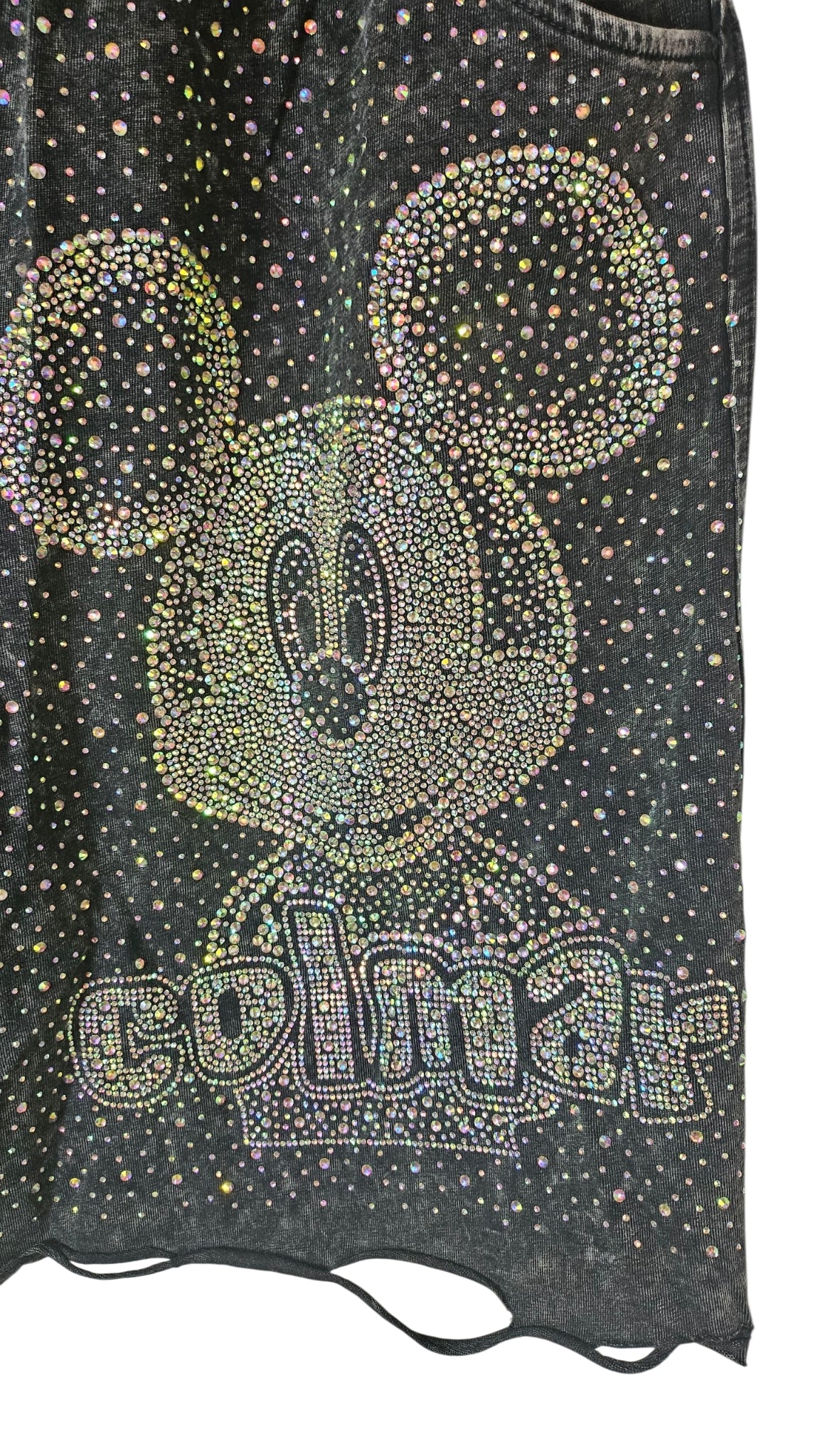 Bermudas "Mickey Bling Bling" schwarz, Grösse S/M & M/L von ROSE