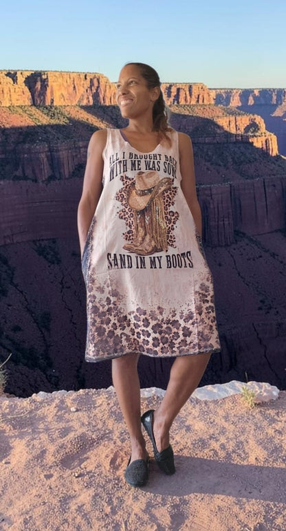 Trägerkleid kurz "Western", Gr. 38 - 42/44 von ROSE