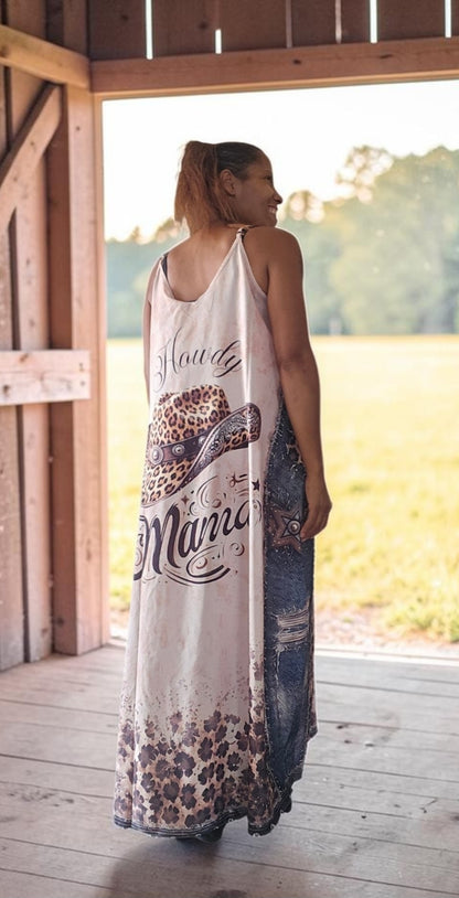Trägerkleid lang "Western", Gr. 38 - 42/44 von ROSE