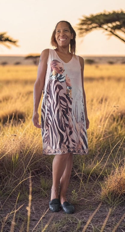 Trägerkleid kurz "Zebra Women", Gr. 38 - 42/44 von ROSE