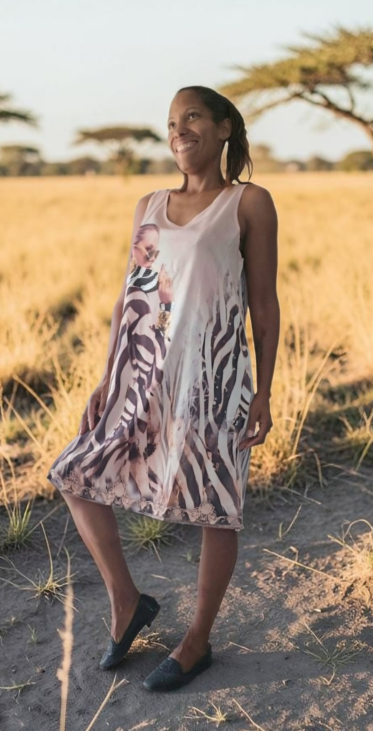 Trägerkleid kurz "Zebra Women", Gr. 38 - 42/44 von ROSE