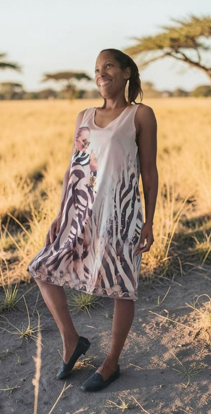 Trägerkleid kurz "Zebra Women", Gr. 38 - 42/44 von ROSE