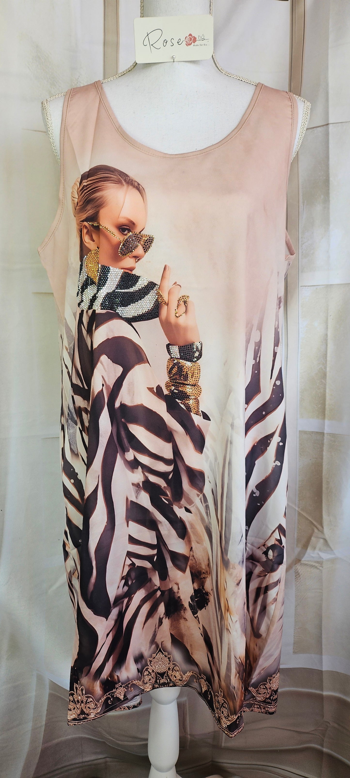 Trägerkleid kurz "Zebra Women", Gr. 38 - 42/44 von ROSE