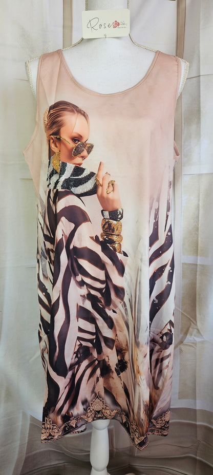 Trägerkleid kurz "Zebra Women", Gr. 38 - 42/44 von ROSE