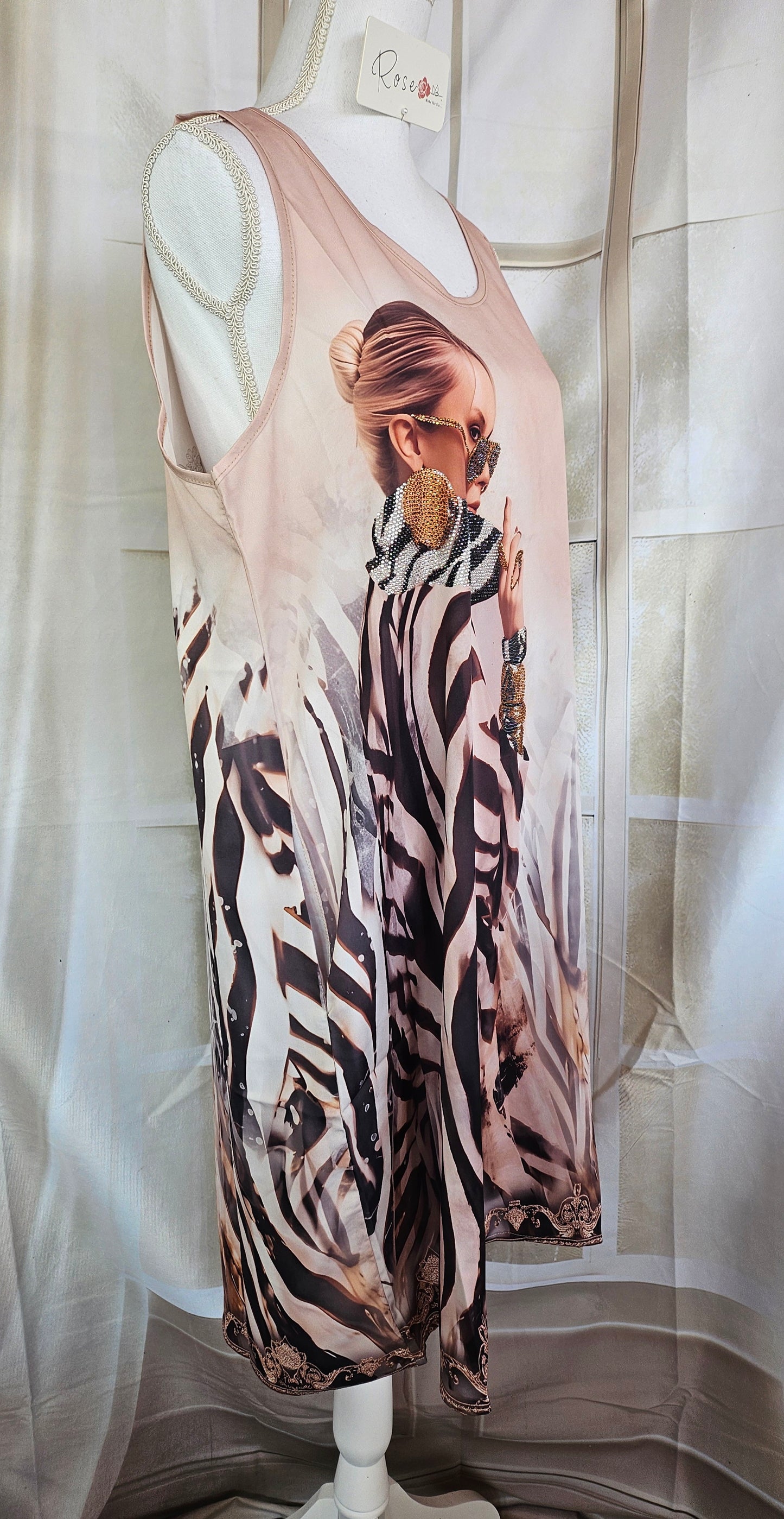Trägerkleid kurz "Zebra Women", Gr. 38 - 42/44 von ROSE