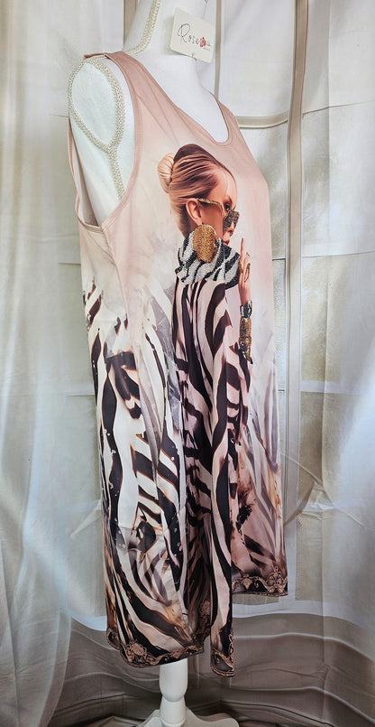 Trägerkleid kurz "Zebra Women", Gr. 38 - 42/44 von ROSE