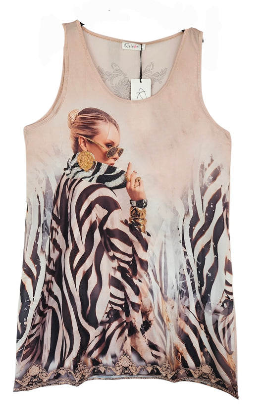 Trägerkleid kurz "Zebra Women", Gr. 38 - 42/44 von ROSE