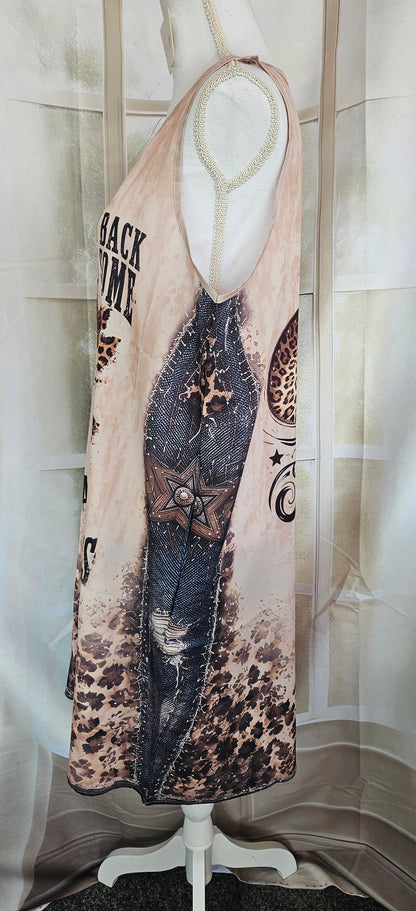Trägerkleid kurz "Western", Gr. 38 - 42/44 von ROSE