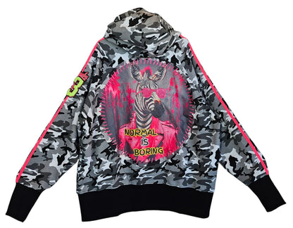 Sweatjacke "Zebra cool", Grösse onesize 38 bis 44/46 von ROSE