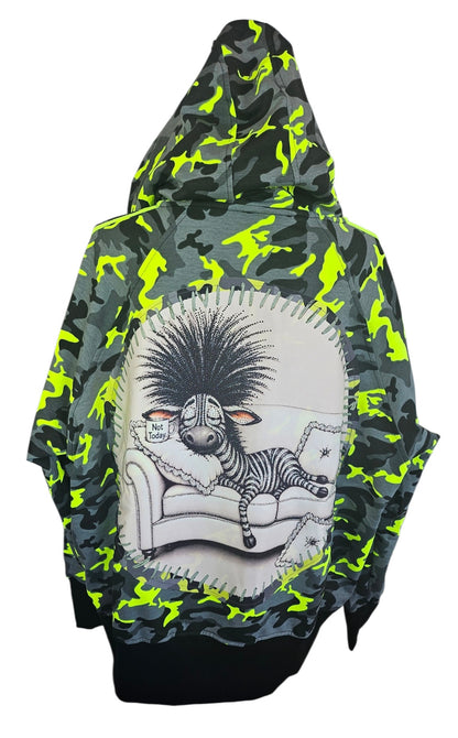 Sweatjacke "Sleepy Zebra", Grösse onesize 38 bis 44/46 von ROSE