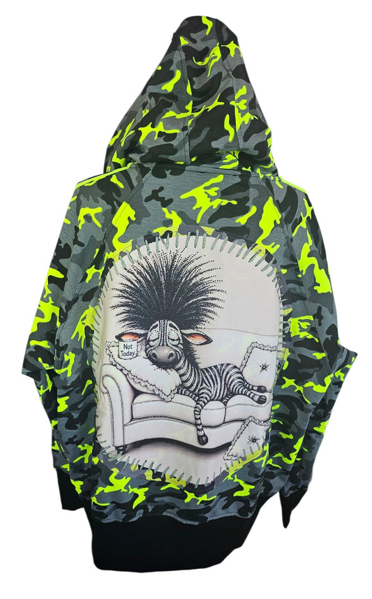 Sweatjacke "Sleepy Zebra", Grösse onesize 38 bis 44/46 von ROSE