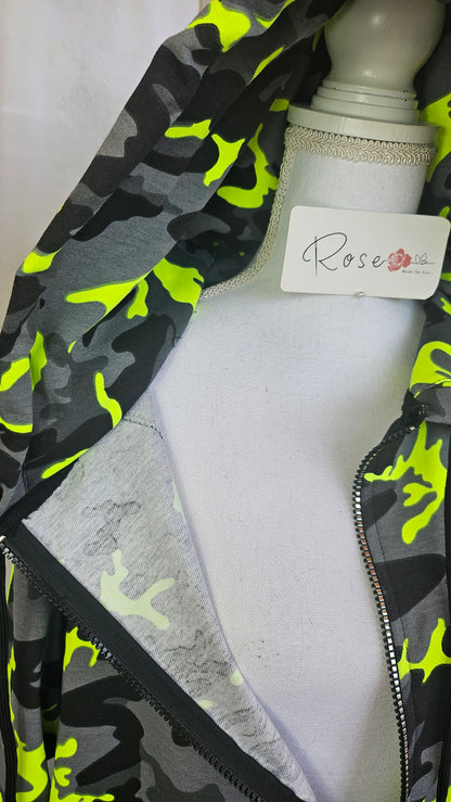 Sweatjacke "Sleepy Zebra", Grösse onesize 38 bis 44/46 von ROSE
