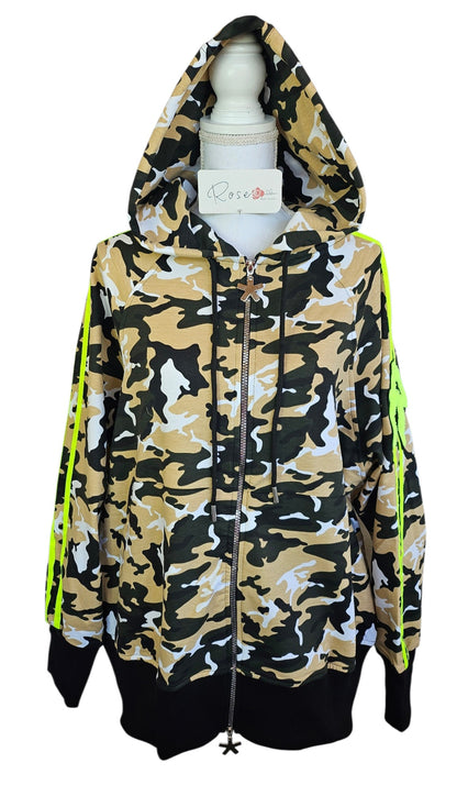 Sweatjacke "Mickey", Grösse onesize 38 bis 44/46 von ROSE