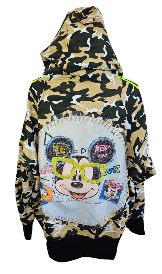 Sweatjacke "Mickey", Grösse onesize 38 bis 44/46 von ROSE