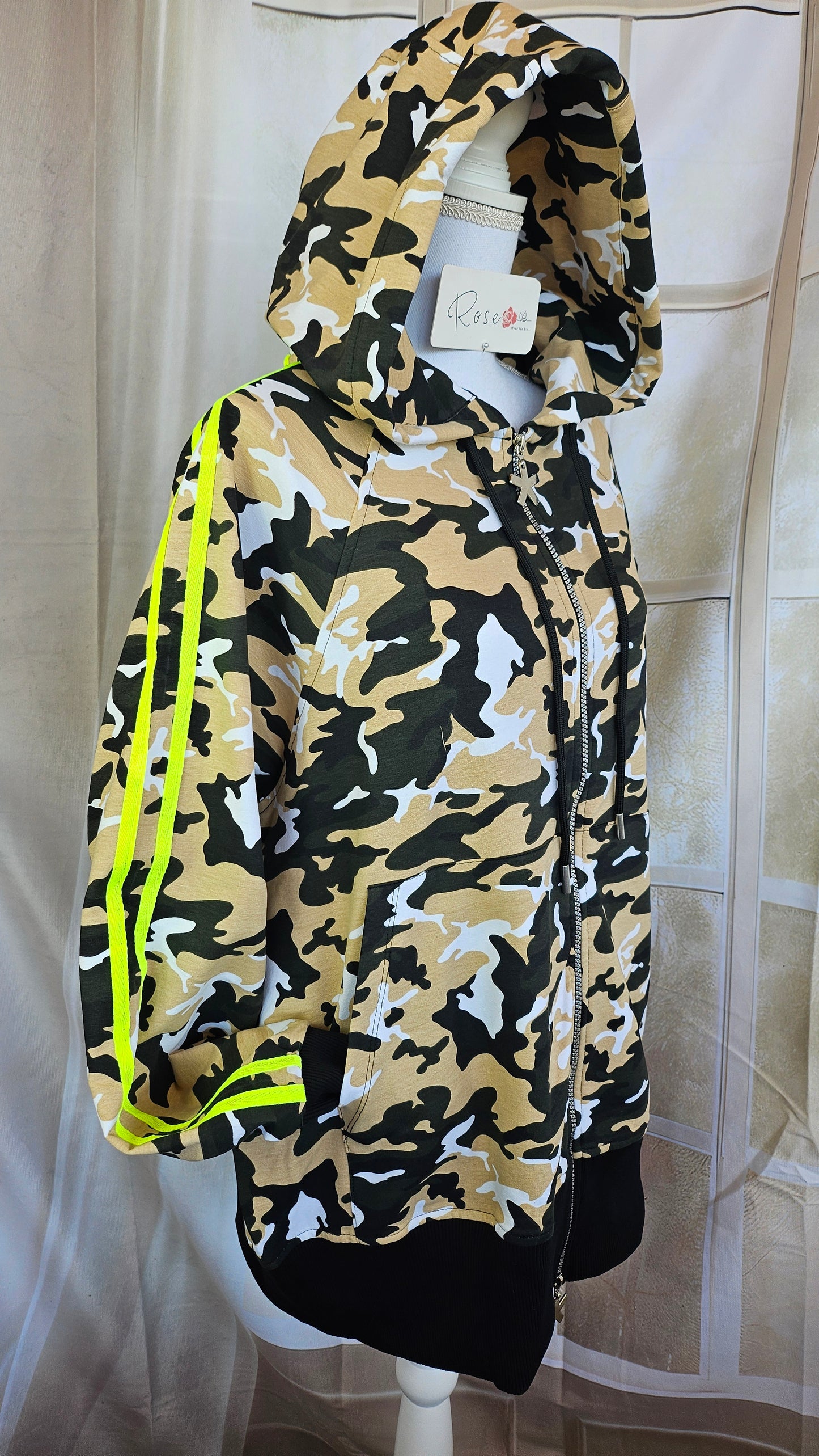 Sweatjacke "Mickey", Grösse onesize 38 bis 44/46 von ROSE