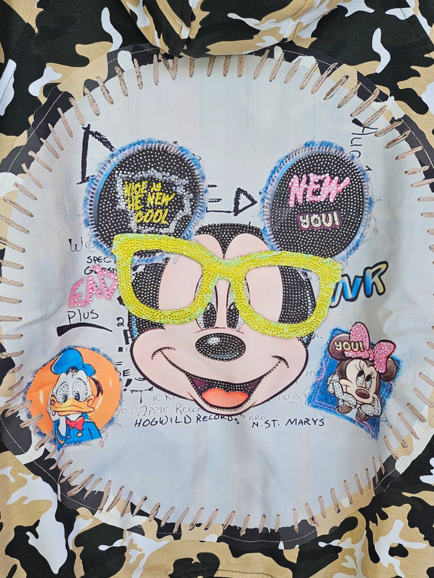 Sweatjacke "Mickey", Grösse onesize 38 bis 44/46 von ROSE