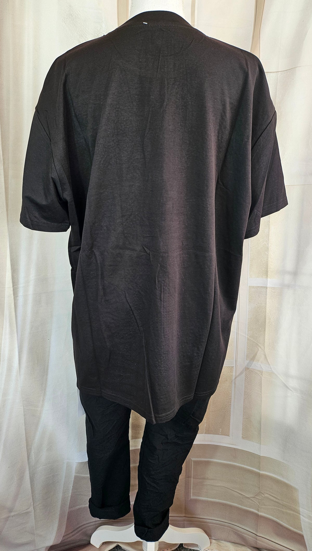 Tshirt schwarz "Minnie bling bling", Grösse onesize, 38 bis 44 von ROSE
