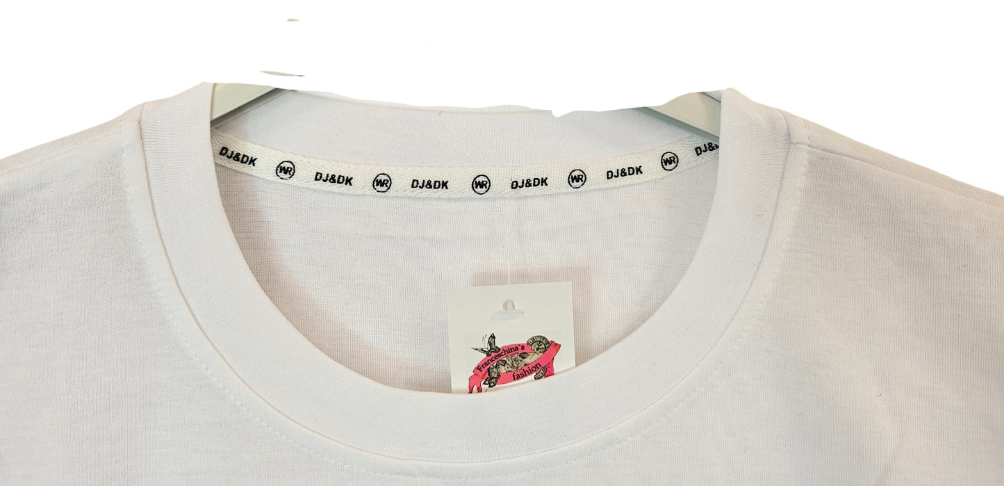 Tshirt weiss "Minnie bling bling", Grösse onesize, 38 bis 44 von ROSE