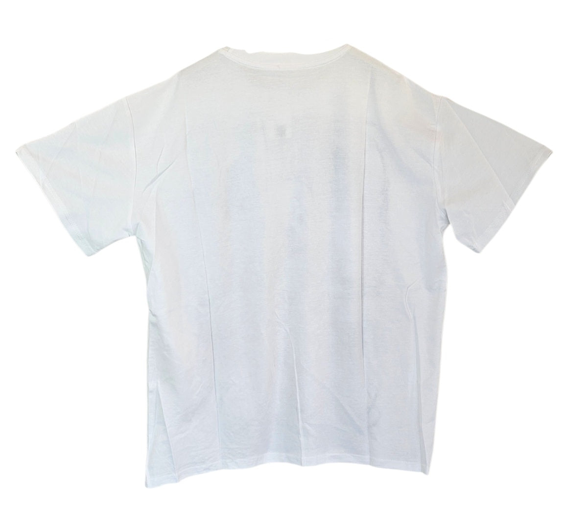 Tshirt weiss "Minnie bling bling", Grösse onesize, 38 bis 44 von ROSE