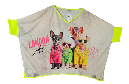 Tshirt XXL "Dogs", Gr. 44 bis 50 von ROSE