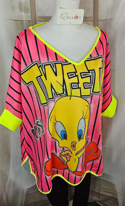 Tshirt XXL "Tweety", Gr. 44 bis 50 von ROSE