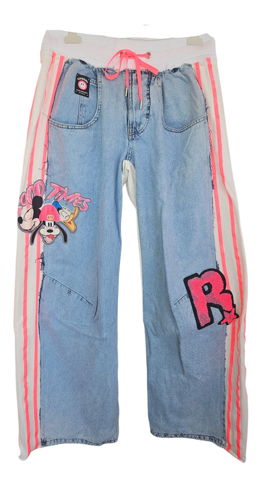 Lange Stoffhose "Mickey", Grösse onesize (38 - 42/44) von ROSE