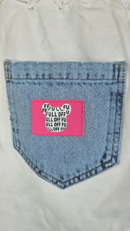 Lange Stoffhose "Mickey", Grösse onesize (38 - 42/44) von ROSE