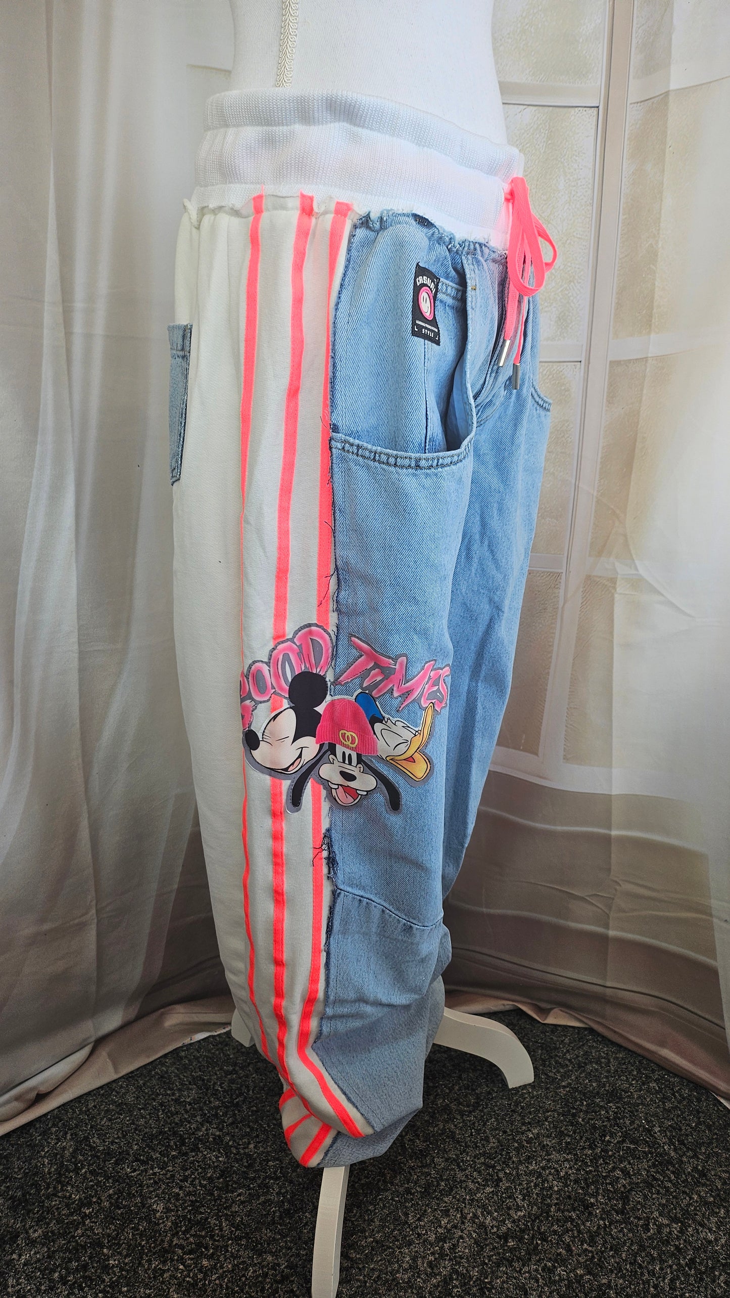 Lange Stoffhose "Mickey", Grösse onesize (38 - 42/44) von ROSE